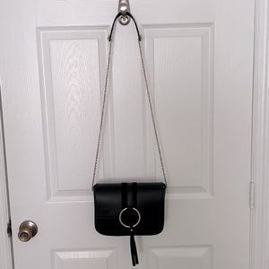 Jijou Capri black leather crossbody bag. Never used in original packaging